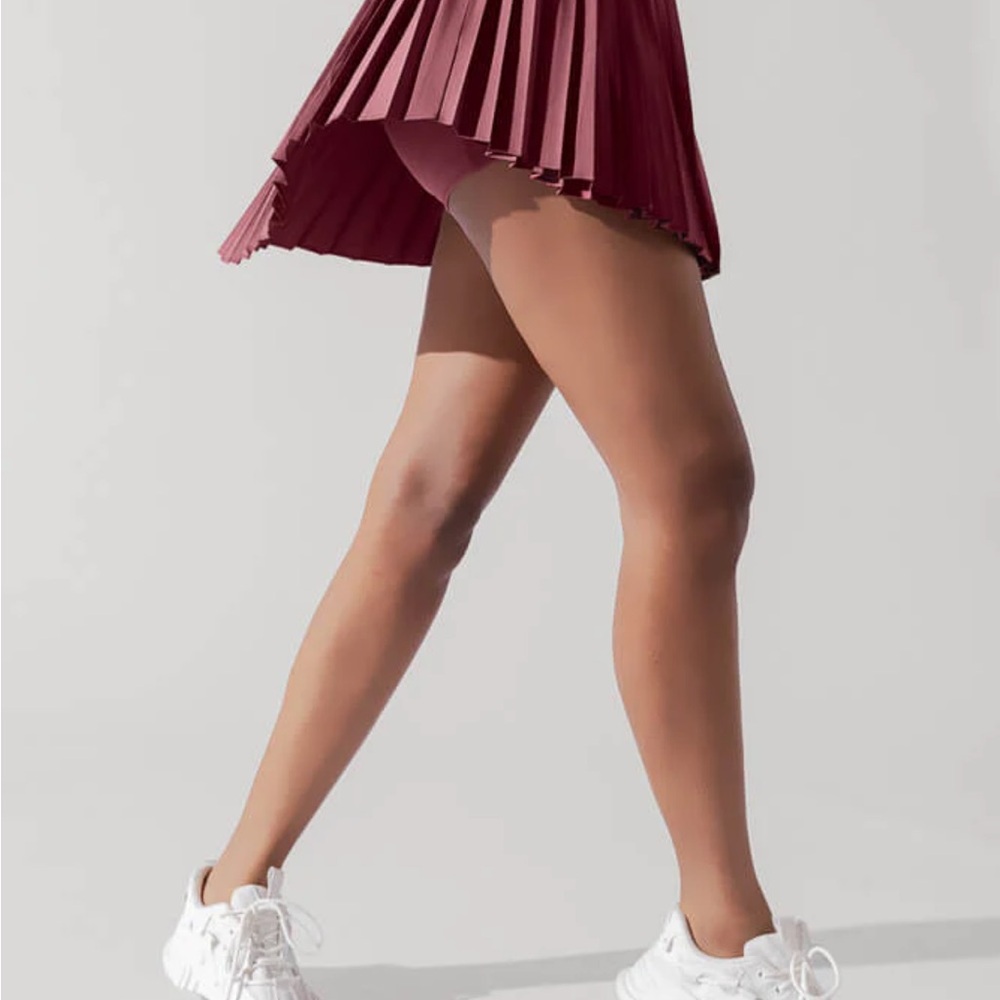 POPFLEX Ace ‘em Pleated Skort in desert rose - Picture 4 of 5